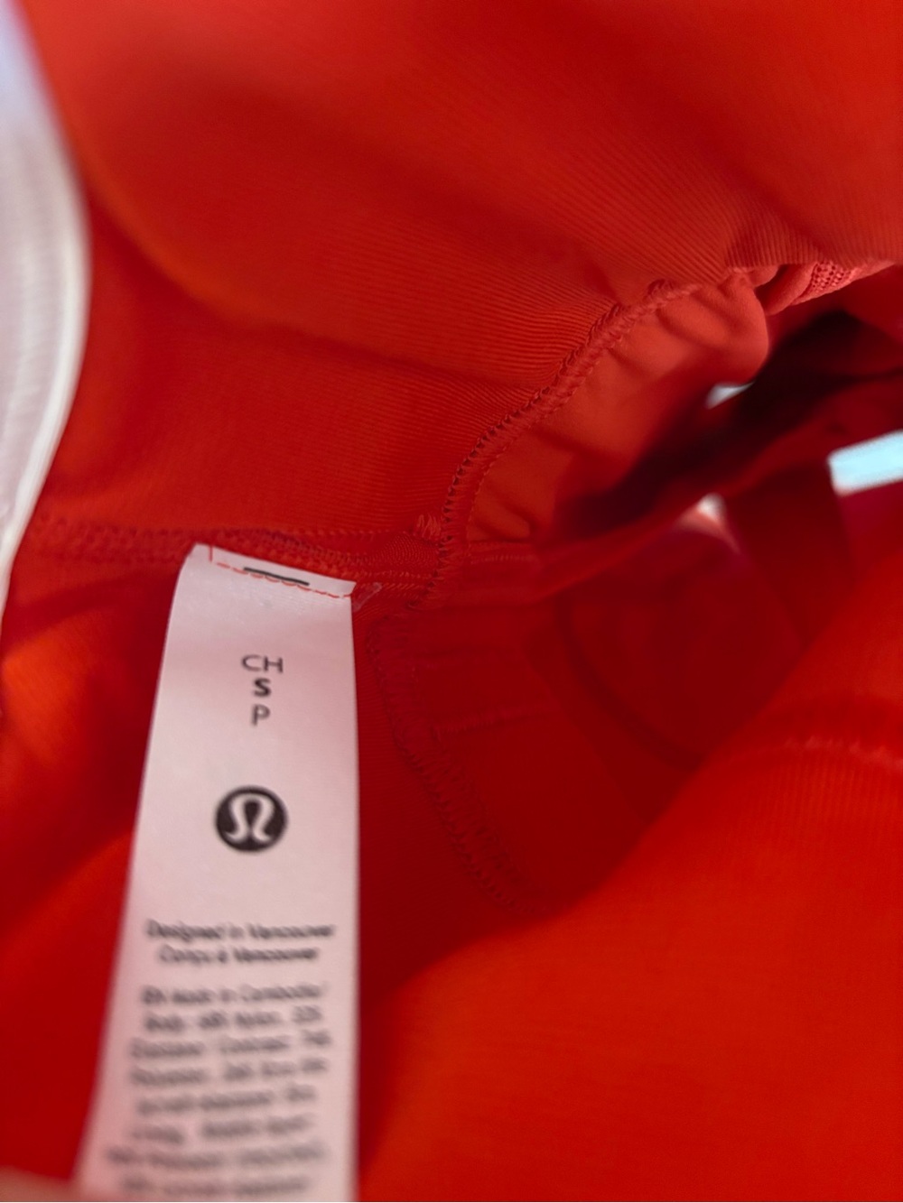 lululemon Scoop Neck Cutout Tennis Dress Cherry Ember White Small NWT + Lulu Bag - Picture 9 of 11